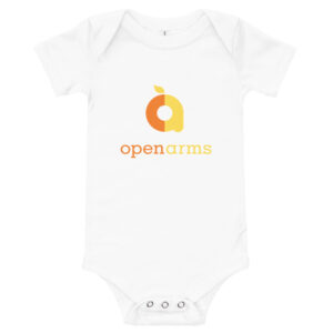 Open Arms Logo Baby Short Sleeve Onsie