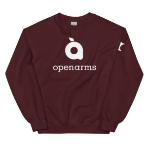 White Logo Unisex Sweatshirt