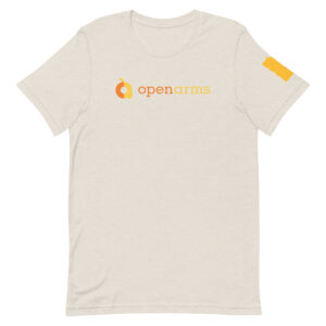 Open Arms, Minnesota Sleeve Logo Unisex T-Shirt (Light)
