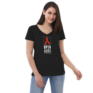 Retro Logo Women’s V-Neck T-Shirt