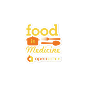 Food Is Medicine Logo Sticker
