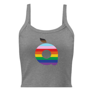 Women’s Open Arms Rainbow Logo Micro-Rib Tank Top